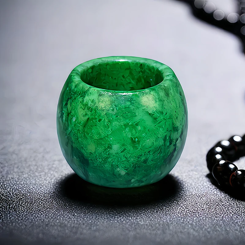Women'S Accessories Rings - Anelli di giada reale verde da