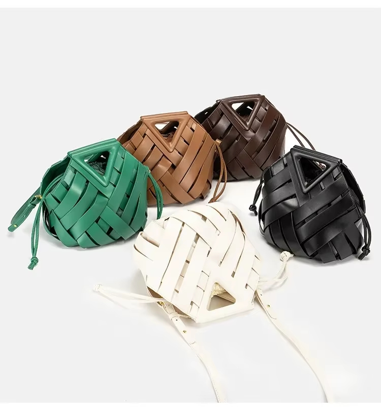 Women'S Accessories Purse - Borsa Tote Intrecciata in Pelle Vegana