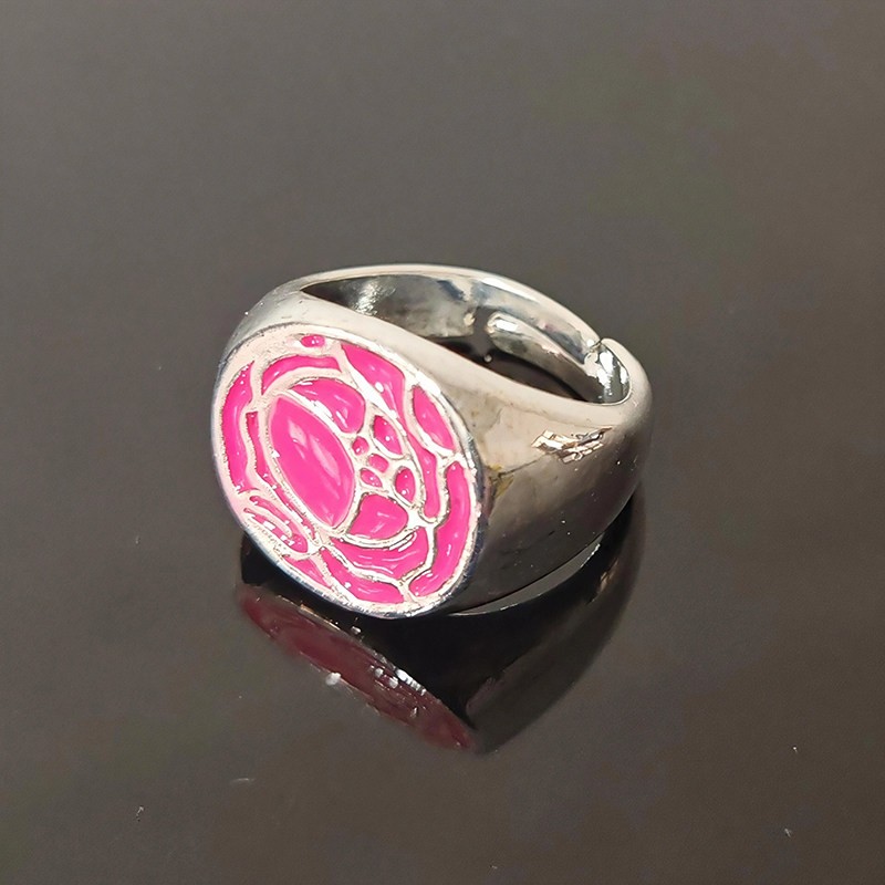 Women'S Accessories Rings - Anello Rosa Tenjou Utena, Accessorio Cosplay