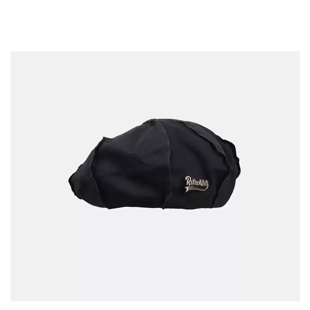 Women Accessories Logo Design - Cappello berretto scuro dal design originale