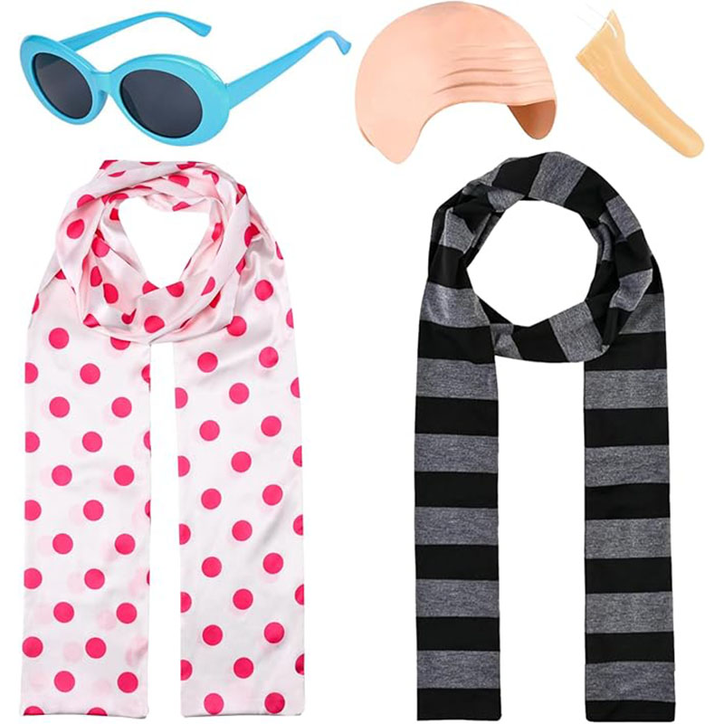 Women'S Accessories In The 1950S - Donna donna Retro Polka Dot sciarpa