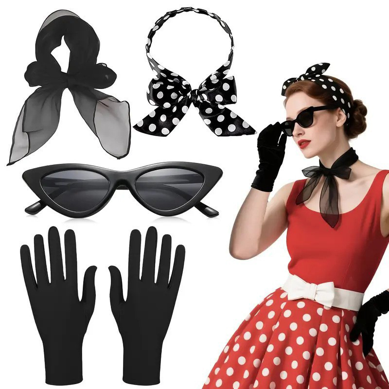 Women'S Accessories In The 1950S - Accessori per Costume Anni '50, Abito