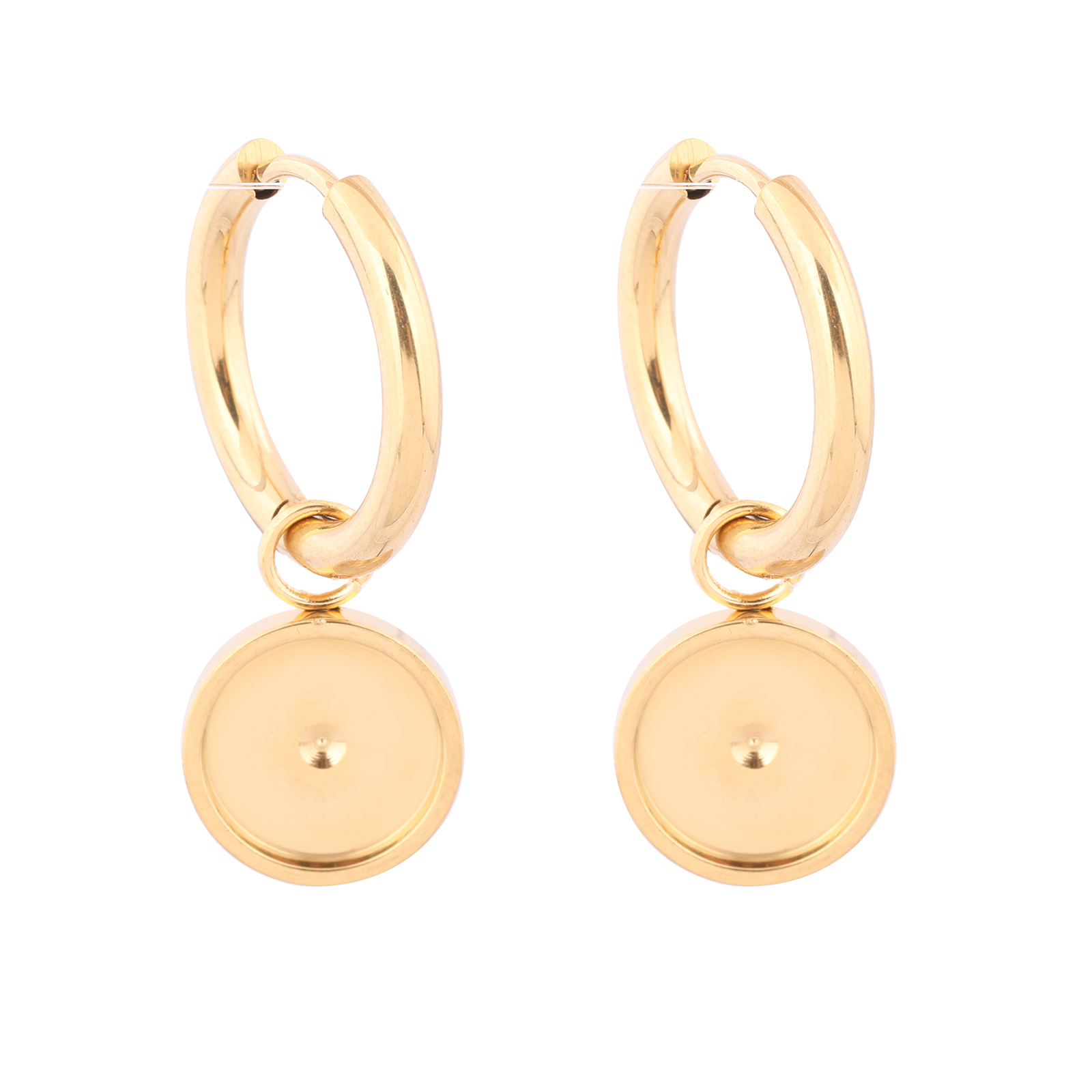 Wrap Ring Gold - 6 pz. Base per Orecchini a