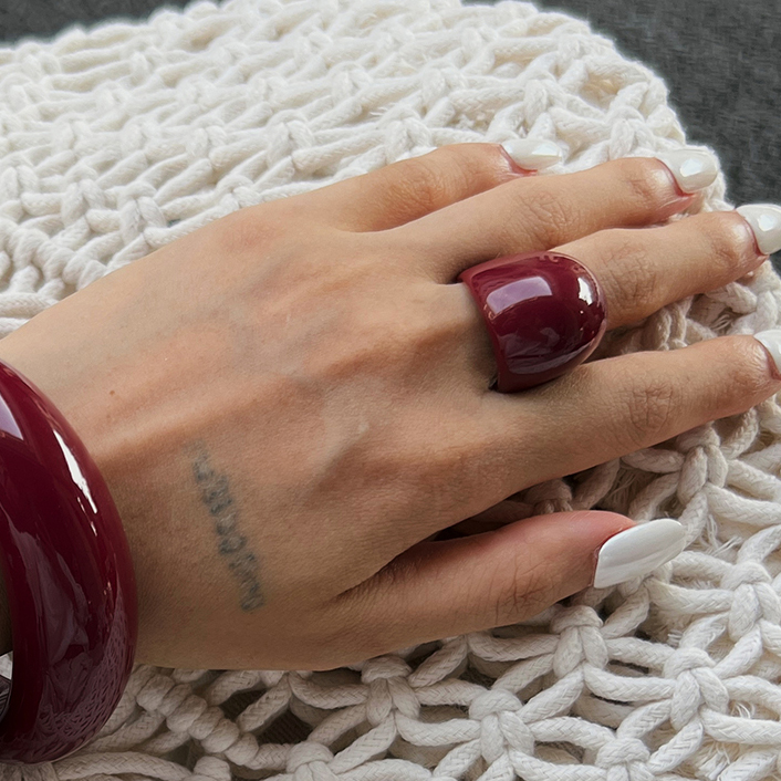 Anello in Resina Irregolare da - Women'S Accessories Rings recensione e prezzo