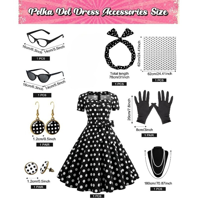 Abiti Vintage Eleganti Anni '5 - Women'S Accessories In The 1950S recensione e prezzo