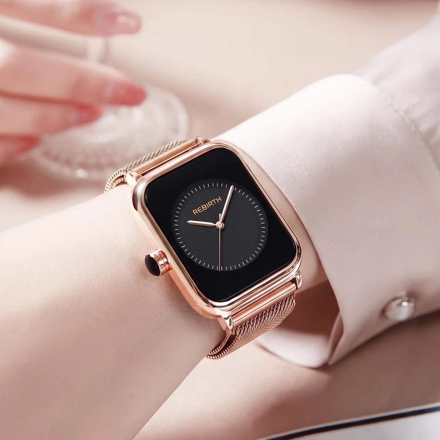 Orologio da Donna Quadrato di  - Wrap Ring Gold recensione e prezzo