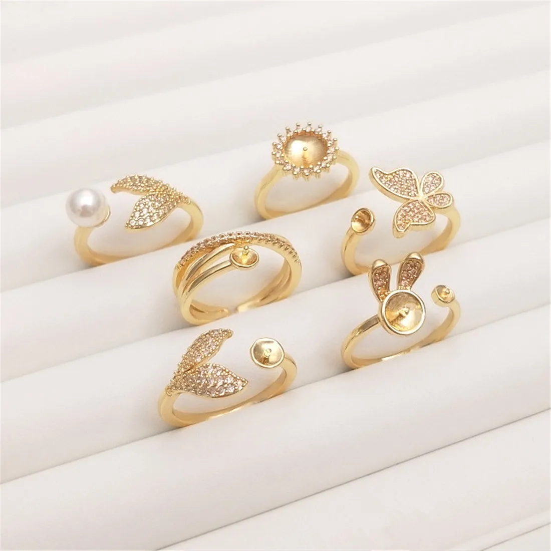 Anello con set di perle di cri - Wrap Ring Gold recensione e prezzo