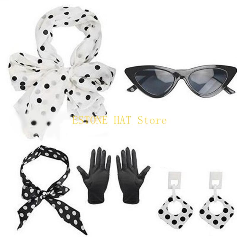 49MF 5 Pezzi Accessori Rockabi - Women'S Accessories In The 1950S recensione e prezzo