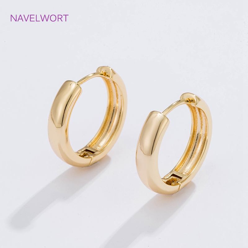 Orecchini a cerchio placcati i - Wrap Ring Gold recensione e prezzo