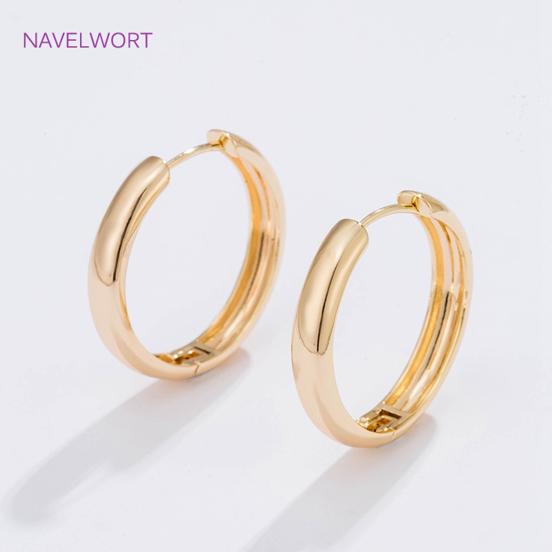 Orecchini a cerchio placcati i - Wrap Ring Gold recensione e prezzo