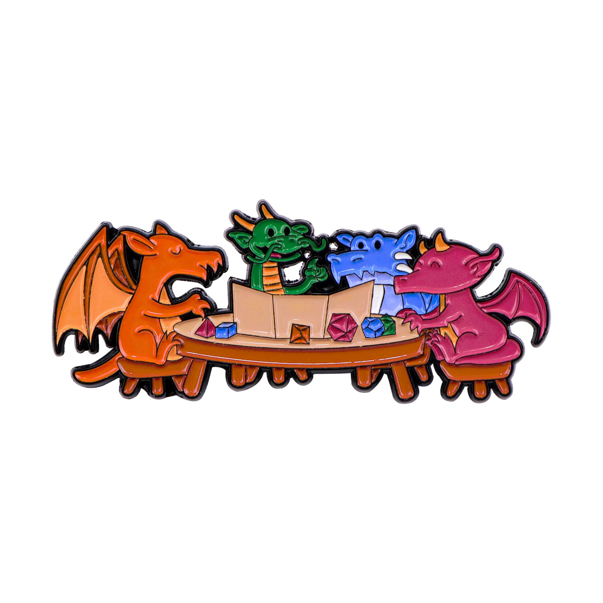 Game Dice Enamel Pin Dragon Ba - Women Accessories Picture recensione e prezzo