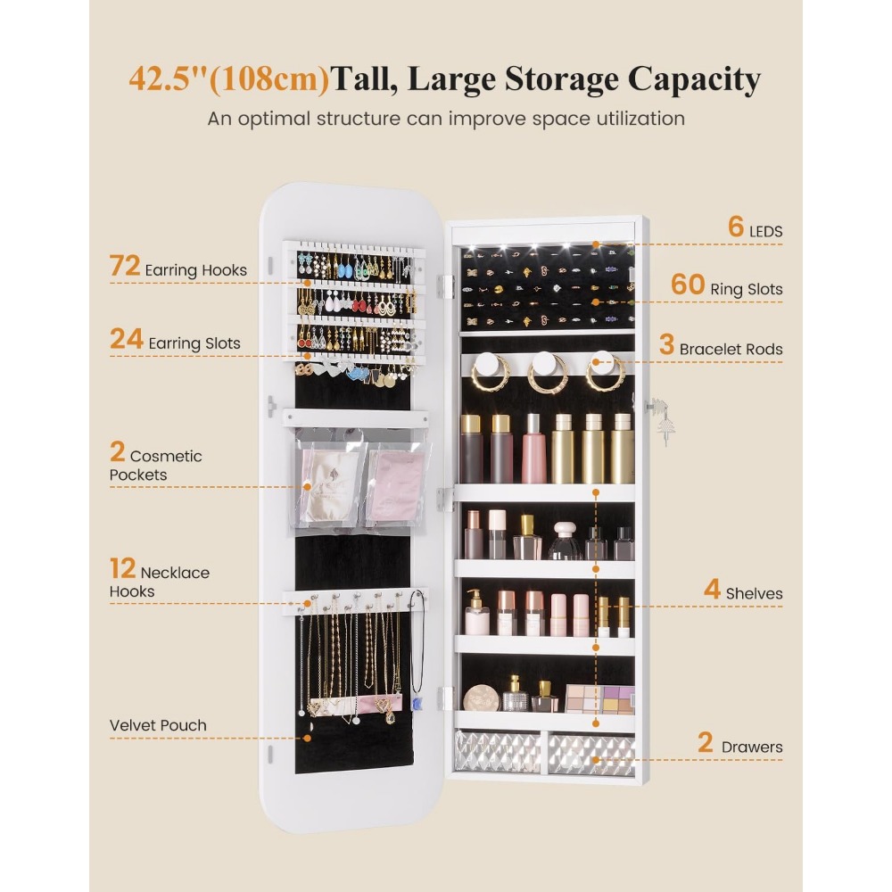 Armadio per Gioielli con Specc - Women Accessories Organizer recensione e prezzo