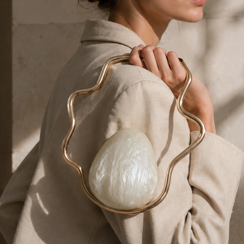 Mini Borsa a Uovo in Acrilico  - Women'S Accessories Purse recensione e prezzo