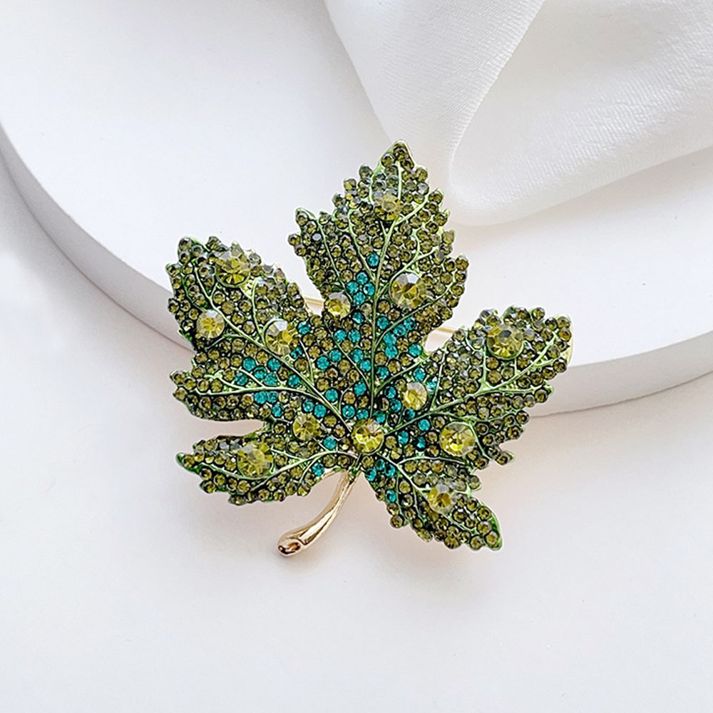 Spilla con foglia d'acero con  - Women'S Accessories For Formal Wear recensione e prezzo
